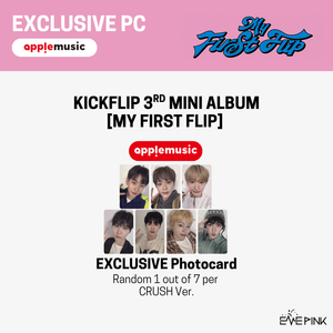 KickFlip (킥플립) 3rd Mini Album - [My First Flip] (DIGIPACK/CRUSH VER. +EXCLUSIVE PHOTOCARD)