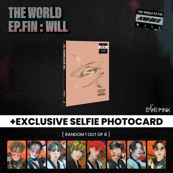 (KOREA VER.) ATEEZ (에이티즈) ALBUM - [THE WORLD EP.FIN : WILL] (+EXCLUSIVE SELFIE PHOTOCARD)