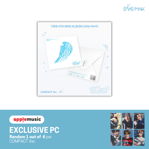 TWS (투어스) 4th Mini Album - [play hard] (COMPACT Ver. +EXCLUSIVE PHOTOCARD)