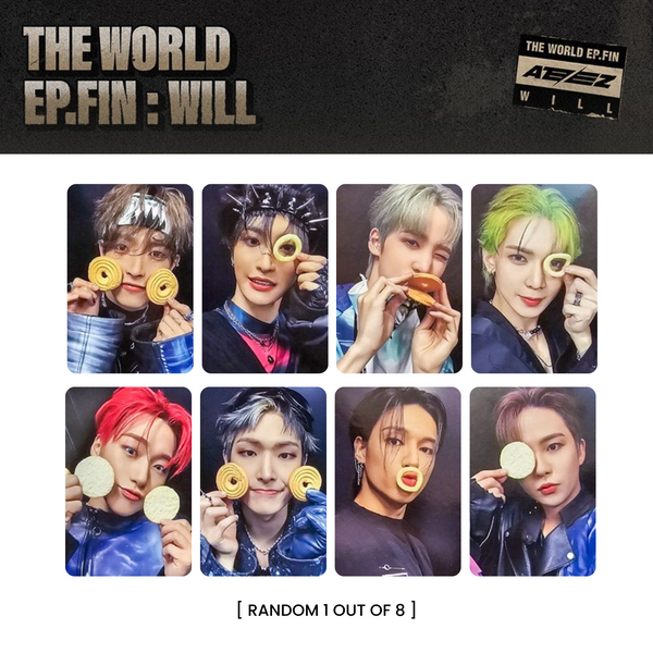 (KOREA VER.) ATEEZ (에이티즈) ALBUM - [THE WORLD EP.FIN : WILL] (DIGIPAK VER. +EXCLUSIVE SELFIE PHOTOCARD)