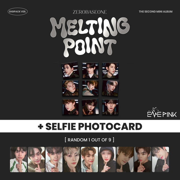 ZEROBASEONE (제로베이스원) 2ND MINI ALBUM - [MELTING POINT] (DIGIPACK VER.) (+SELFIE PHOTOCARD)