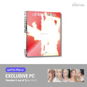 (KOR VER.) LE SSERAFIM (르세라핌) 5TH MINI ALBUM - [HOT] (+EXCLUSIVE PHOTOCARD)