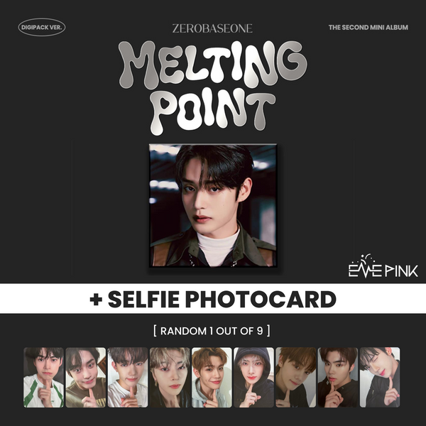 ZEROBASEONE (제로베이스원) 2ND MINI ALBUM - [MELTING POINT] (DIGIPACK VER.) (+SELFIE PHOTOCARD)