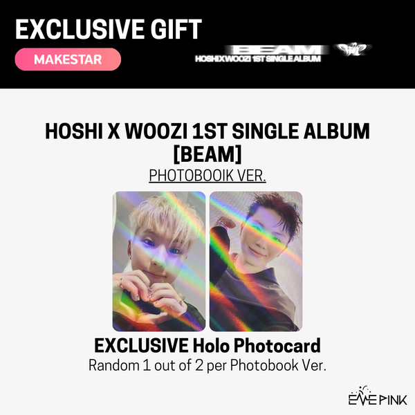 HOSHI X WOOZI (SEVENTEEN) 1ST SINGLE ALBUM - [BEAM] (Photobook Ver. +EXCLUSIVE PHOTOCARD)
