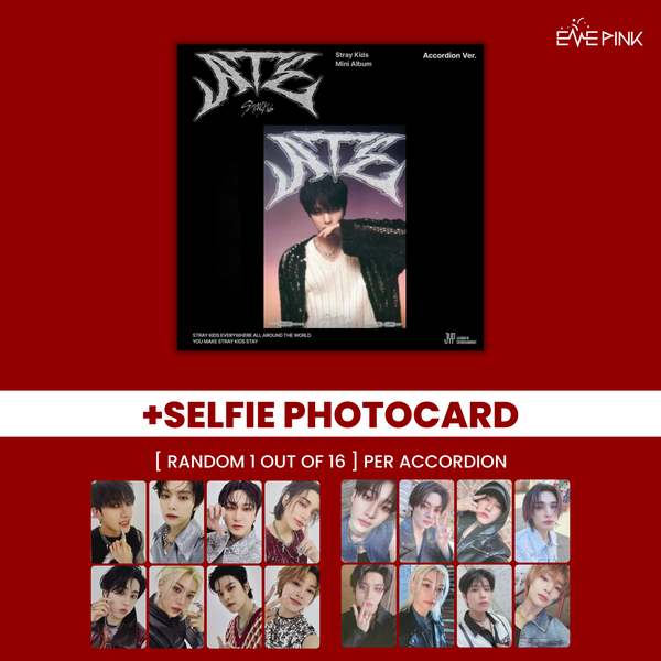 STRAY KIDS (스트레이키즈) ALBUM - [ATE] (ACCORDION VER.) (+SELFIE PHOTOCARD)