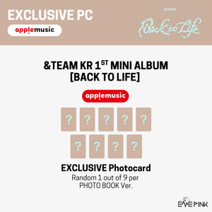 [PRE-ORDER] &TEAM (앤팀) KR 1st Mini Album - [Back to Life] (+ EXCLUSIVE PHOTOCARD)
