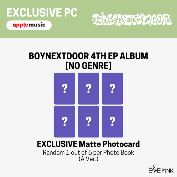 BOYNEXTDOOR (보이넥스트도어) 4TH EP ALBUM - [No Genre] (+EXCLUSIVE PHOTOCARD)