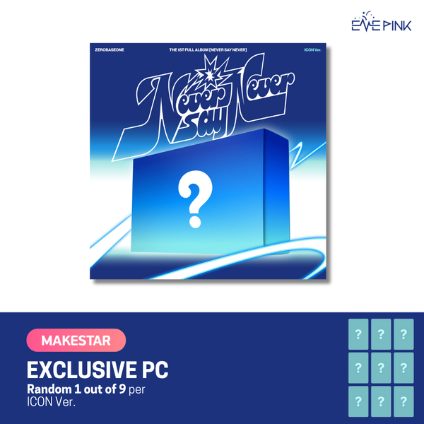 [PRE-ORDER] ZEROBASEONE (제로베이스원) 1st Full Album - [NEVER SAY NEVER] (PHOTOBOOK Ver. +EXCLUSIVE PHOTOCARD)