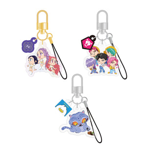 [PRE-ORDER] KPOP Demon Hunters - [OFFICIAL LIGHT STICK KEYRING CHARM]