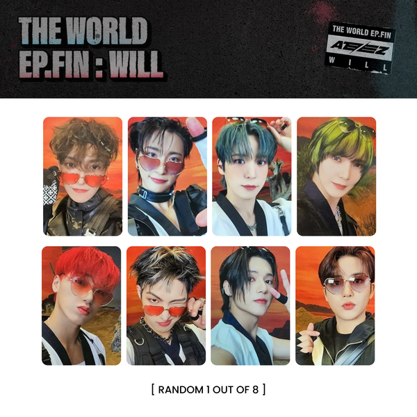 (KOREA VER.) ATEEZ (에이티즈) ALBUM - [THE WORLD EP.FIN : WILL] (+EXCLUSIVE SELFIE PHOTOCARD)