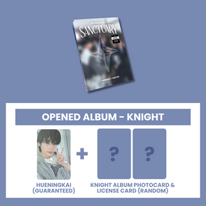 (U.S. VER.) TXT (투모로우바이투게더) ALBUM - [THE STAR CHAPTER : SANCTUARY] (KNIGHT VER. +hello82 EXCLUSIVE PHOTOCARD: OPENED ALBUM)