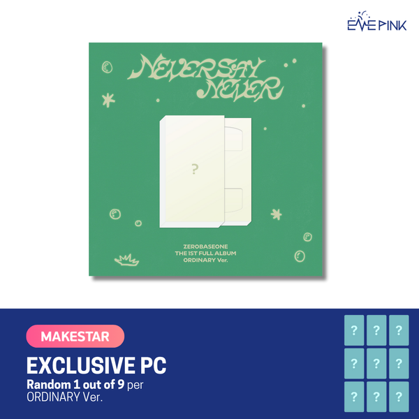 [PRE-ORDER] ZEROBASEONE (제로베이스원) 1st Full Album - [NEVER SAY NEVER] (PHOTOBOOK Ver. +EXCLUSIVE PHOTOCARD)