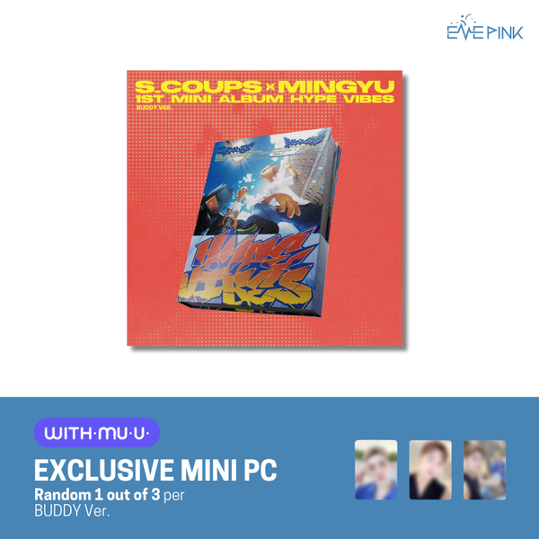 [PRE-ORDER] S.COUPS & MINGYU (SVT) 1st Mini Album - [HYPE VIBES] (Standard Ver. +EXCLUSIVE PHOTOCARD)