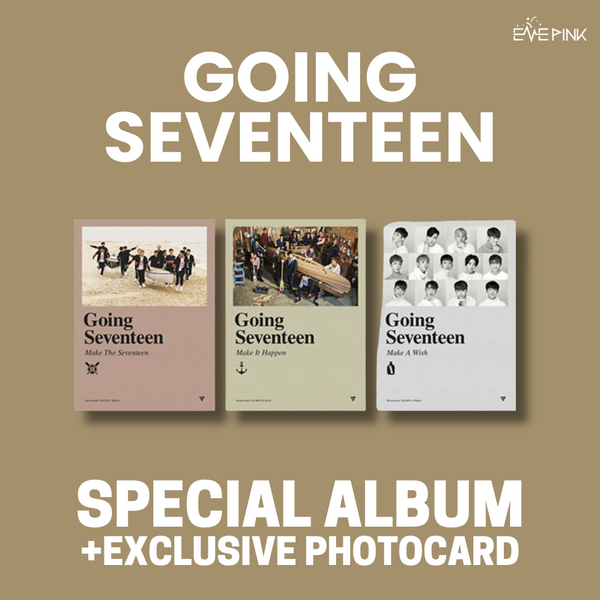 SEVENTEEN (세븐틴) 3RD MINI ALBUM - [Going Seventeen] (RE-RELEASE) (+EXCLUSIVE PHOTOCARD)