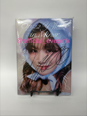 [AUTOGRAPHED] JO YURI (조유리) 2ND SINGLE ALBUM - [Op.22 Y-Waltz : in Minor] (INSIDE VER) - EVE PINK K-POP