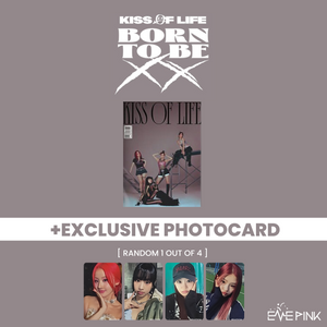 KISS OF LIFE (키스오브라이프) 2ND MINI ALBUM - [BORN TO BE XX] (+EXCLUSIVE PHOTOCARD)