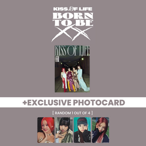 KISS OF LIFE (키스오브라이프) 2ND MINI ALBUM - [BORN TO BE XX] (+EXCLUSIVE PHOTOCARD)