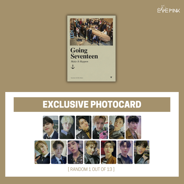 SEVENTEEN (세븐틴) 3RD MINI ALBUM - [Going Seventeen] (RE-RELEASE) (+EXCLUSIVE PHOTOCARD)