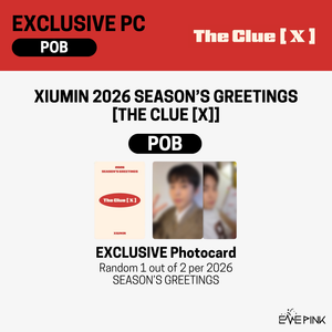 XIUMIN (시우민) - 2026 SEASON’S GREETINGS [The Clue [X]] (+POB) - EVE PINK K-POP