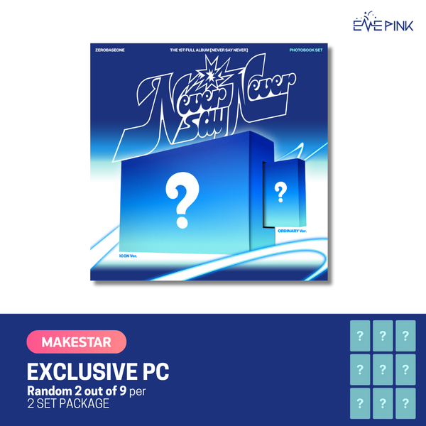 [PRE-ORDER] ZEROBASEONE (제로베이스원) 1st Full Album - [NEVER SAY NEVER] (PHOTOBOOK Ver. +EXCLUSIVE PHOTOCARD)