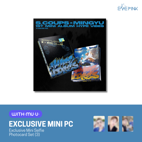 [PRE-ORDER] S.COUPS & MINGYU (SVT) 1st Mini Album - [HYPE VIBES] (Standard Ver. +EXCLUSIVE PHOTOCARD)