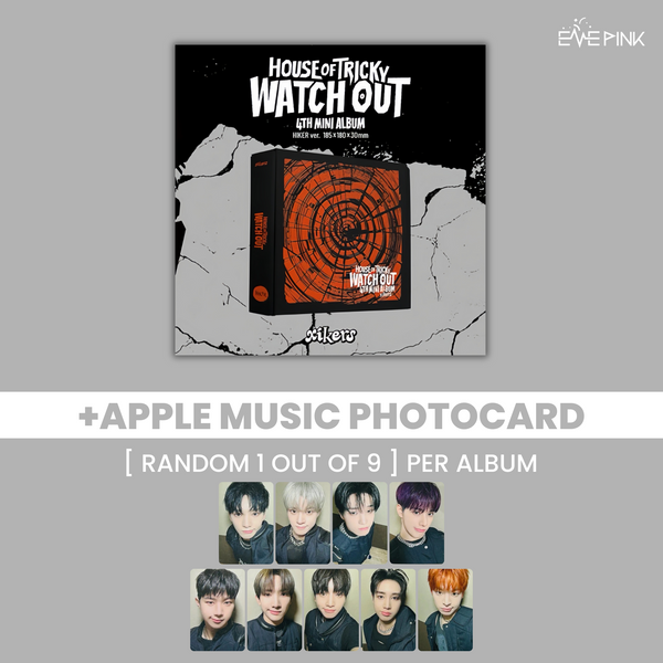 XIKERS (싸이커스) 4TH MINI ALBUM - [HOUSE OF TRICKY: WATCH OUT] (+EXCLUSIVE PHOTOCARD)