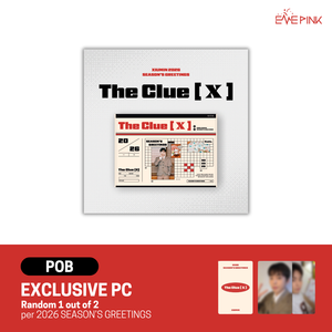 XIUMIN (시우민) - 2026 SEASON’S GREETINGS [The Clue [X]] (+POB) - EVE PINK K-POP