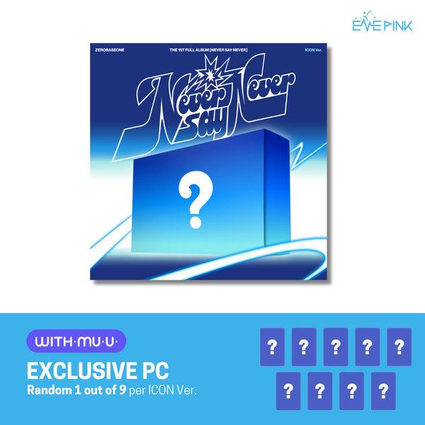 [PRE-ORDER] ZEROBASEONE (제로베이스원) 1st Full Album - [NEVER SAY NEVER] (PHOTOBOOK Ver. +EXCLUSIVE PHOTOCARD)