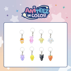 [PRE-ORDER] ATEEZ (에이티즈) ANITEEZ IN COLOR MD - [CLEAR MASCOT CHARM (RANDOM)]
