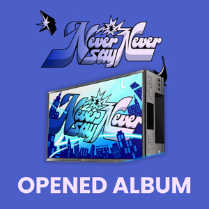 ZEROBASEONE (제로베이스원) 1st Full Album - [NEVER SAY NEVER] (PHOTOBOOK Ver.) (ICON VER. : OPENED ALBUM) - EVE PINK K-POP