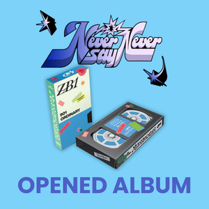 ZEROBASEONE (제로베이스원) 1st Full Album - [NEVER SAY NEVER] (PHOTOBOOK Ver.) (ORDINARY VER. : OPENED ALBUM)