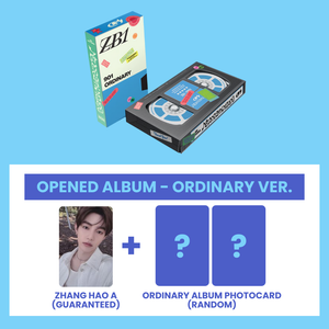 ZEROBASEONE (제로베이스원) 1st Full Album - [NEVER SAY NEVER] (PHOTOBOOK Ver.) (ORDINARY VER. : OPENED ALBUM)