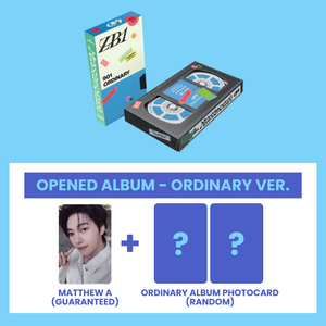 ZEROBASEONE (제로베이스원) 1st Full Album - [NEVER SAY NEVER] (PHOTOBOOK Ver.) (ORDINARY VER. : OPENED ALBUM)