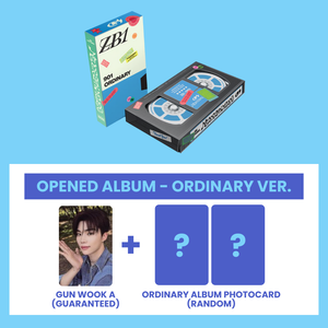 ZEROBASEONE (제로베이스원) 1st Full Album - [NEVER SAY NEVER] (PHOTOBOOK Ver.) (ORDINARY VER. : OPENED ALBUM)