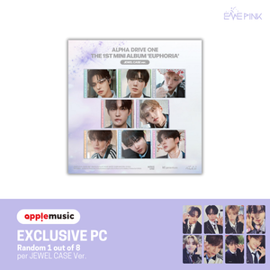 ALPHA DRIVE ONE 1st Mini Album - [EUPHORIA] (JEWEL CASE ver. + EXCLUSIVE PHOTOCARD) - EVE PINK K-POP