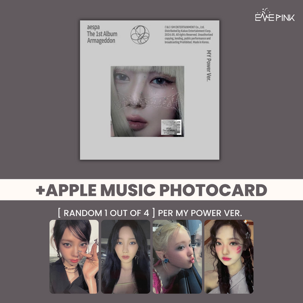 aespa (에스파) 1ST ALBUM - [ARMAGEDDON] (MY POWER VER. +EXCLUSIVE PHOTOCARD)