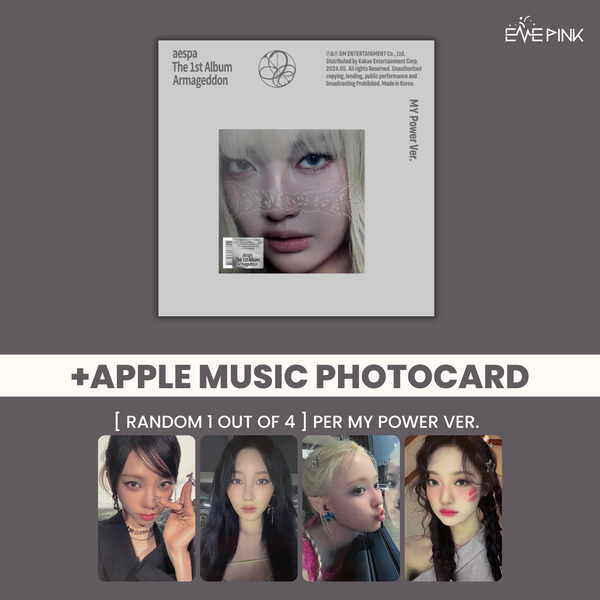 aespa (에스파) 1ST ALBUM - [ARMAGEDDON] (MY POWER VER. +EXCLUSIVE PHOTOCARD)