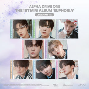 ALPHA DRIVE ONE 1st Mini Album - [EUPHORIA] (JEWEL CASE ver. + EXCLUSIVE PHOTOCARD) - EVE PINK K-POP