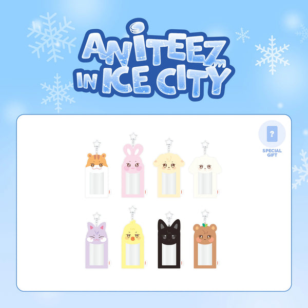 ANITEEZ IN ICE CITY OFFICIAL MD - [PLUSH PHOTOCARD HOLDER KEYRING]