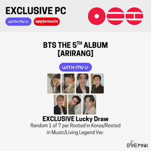 BTS (방탄소년단) The 5th Album - [ARIRANG] (+ WITHMUU LUCKY DRAW) - EVE PINK K-POP