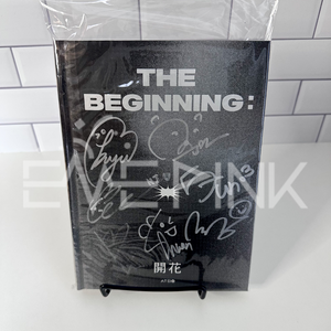 [AUTOGRAPHED CD] ATBO (에이티비오) DEBUT ALBUM - [THE BEGINNING : 開花] (MONOCHROME VER) (ONLINE ONLY)