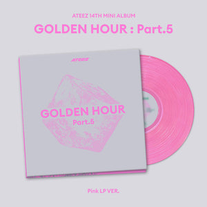 [PRE-ORDER] (KOR VER.) ATEEZ (에이티즈) 14th Mini Album - [GOLDEN HOUR : PART.5] (Pink LP VER.)