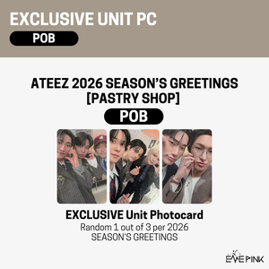 ATEEZ (에이티즈) - 2026 SEASON'S GREETINGS + POB - EVE PINK K-POP