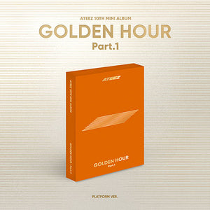 (KOREA VER.) ATEEZ (에이티즈) 10TH MINI ALBUM - [GOLDEN HOUR : PART.1] (PLATFORM VER.)