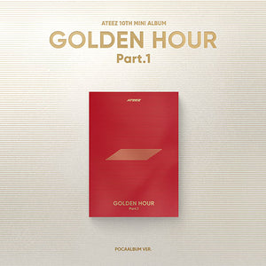 (KOREA VER.) ATEEZ (에이티즈) 10TH MINI ALBUM - [GOLDEN HOUR : PART.1] (POCA VER.)
