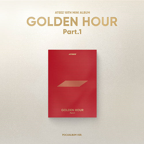 [PRE-ORDER] (KOREA VER.) ATEEZ (에이티즈) 10TH MINI ALBUM - [GOLDEN HOUR : PART.1] (POCA VER.)