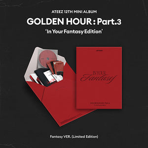 ATEEZ (에이티즈) Album - [GOLDEN HOUR : Part.3 ‘In Your Fantasy Edition’] (Limited)