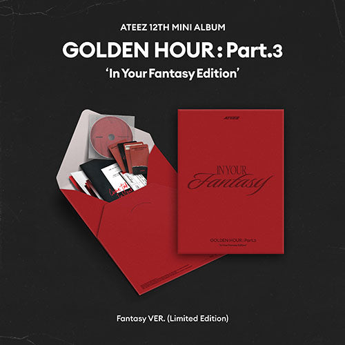 ATEEZ (에이티즈) Album - [GOLDEN HOUR : Part.3 ‘In Your Fantasy Edition’] (Limited)