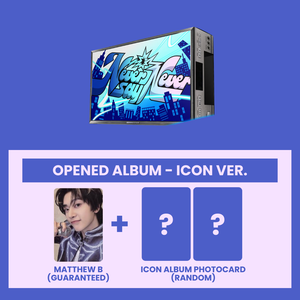 ZEROBASEONE (제로베이스원) 1st Full Album - [NEVER SAY NEVER] (PHOTOBOOK Ver.) (ICON VER. : OPENED ALBUM) - EVE PINK K-POP