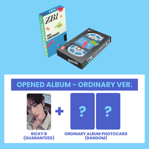 ZEROBASEONE (제로베이스원) 1st Full Album - [NEVER SAY NEVER] (PHOTOBOOK Ver.) (ORDINARY VER. : OPENED ALBUM)